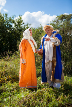 Комплект русских средневековых костюмов