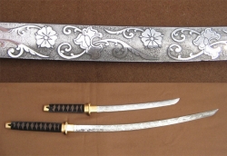 Комплект самурайских мечей: катана и вакидзаши