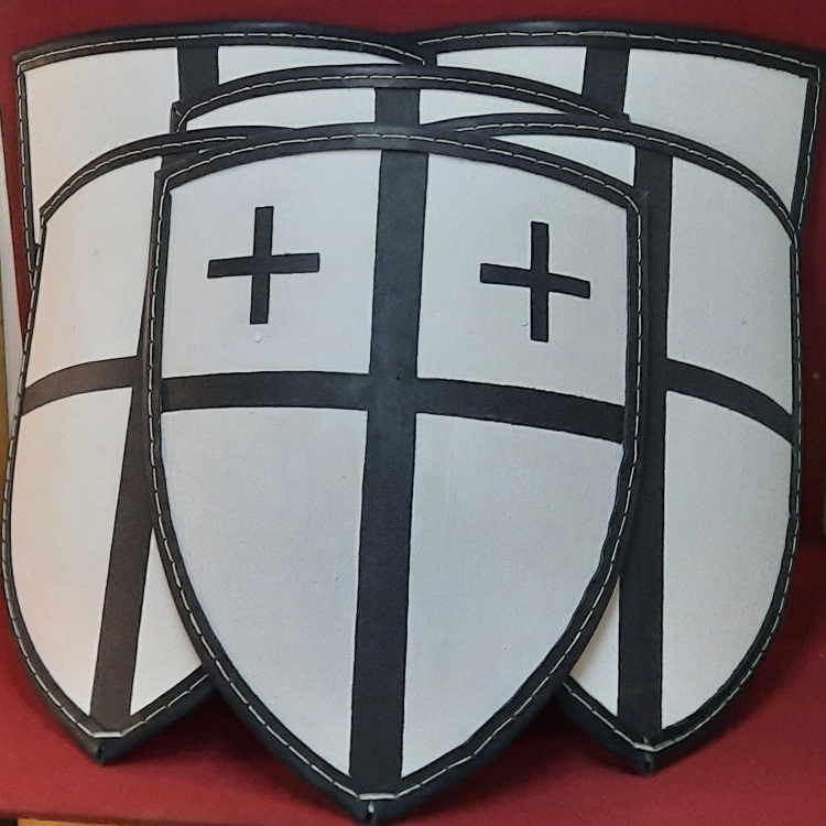 Щиты тевтонских рыцарей. Походы крестоносцев 13-го века.